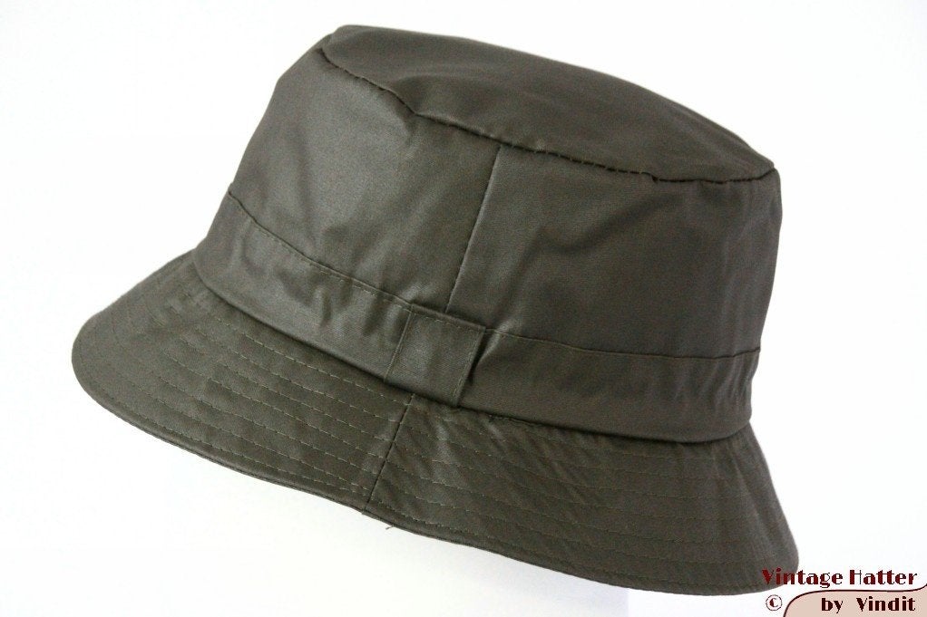 Vissers wax hoed Hawkins donker groen 60 en 61 nieuw unisex, Hoed, Hawkins, Nieuw, Ophalen of Verzenden