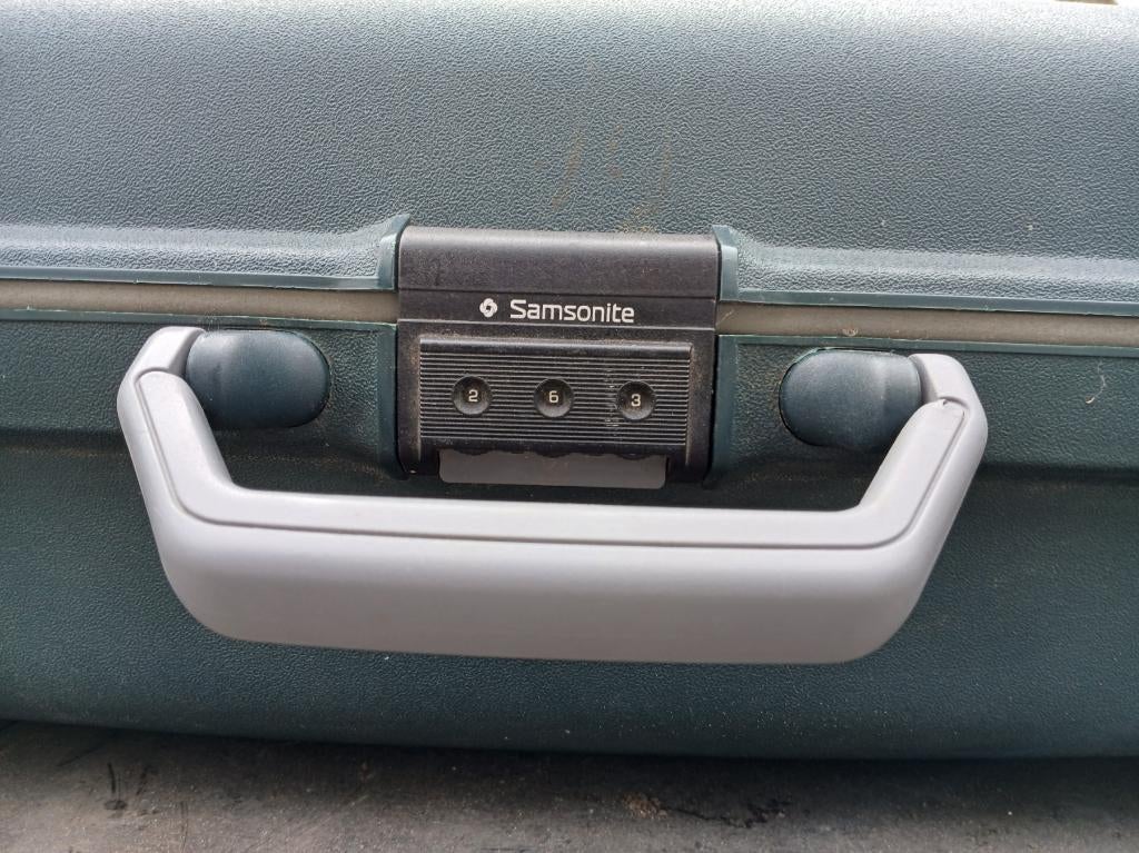 T.K. Samsonite bagage koffer ,i.z.g.st. T.E.A.B., Gebruikt, Hard kunststof, 70 cm of meer, 55 cm of meer