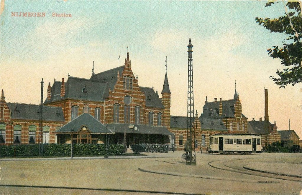 701-388-013 Nijmegen Station, Verzamelen, Ansichtkaarten | Nederland, Verzenden, Voor 1920, Gelderland