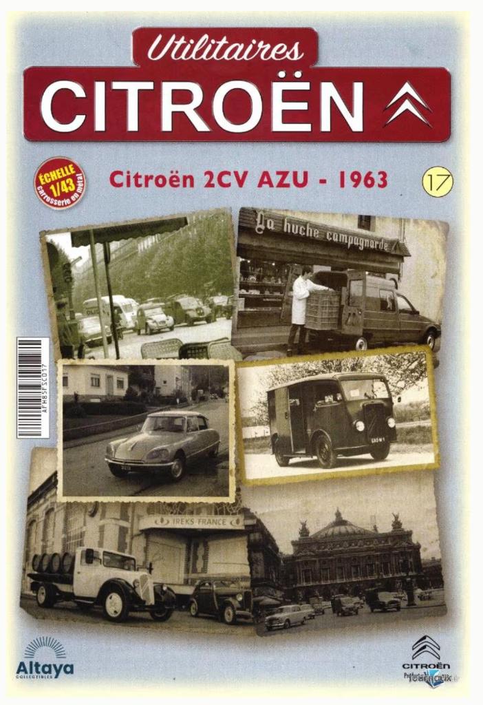 Citroen 2CV AZU 61 creme NIVEA 1/43 Utilitaires Citroen # 17, Verzenden, Nieuw, Auto, Overige merken