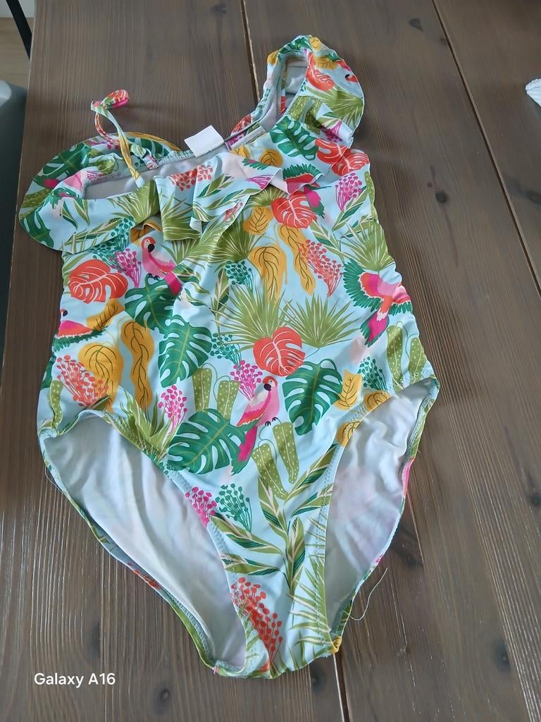 Zara zwempak maat 140 met tropische print, Meisje, Badpak, Ophalen of Verzenden, Zo goed als nieuw