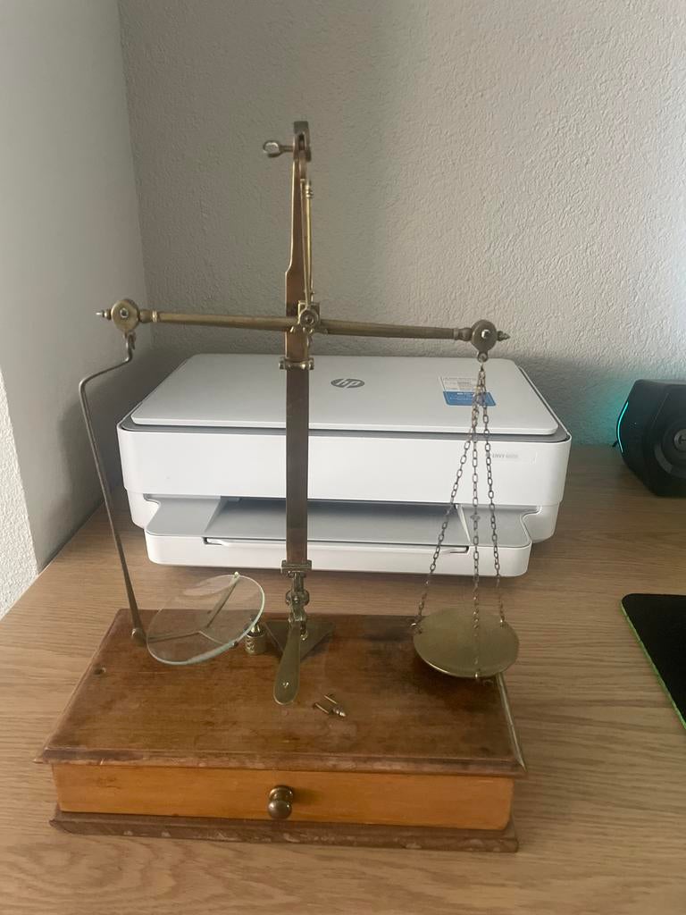 Antieke precisie balansweegschaal met gewichten, Ophalen, Gebruikt, Overige typen