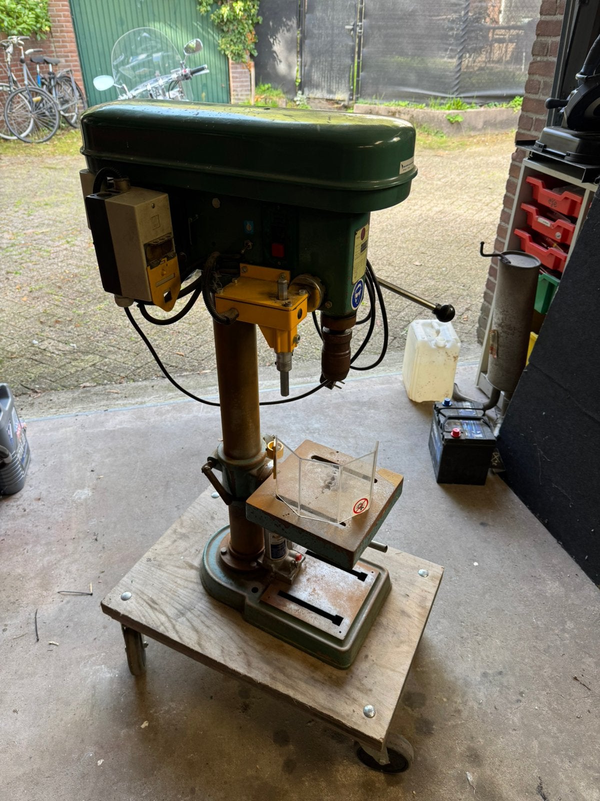 King kolom boormachine 230v, Ophalen, Gebruikt, Boormachine