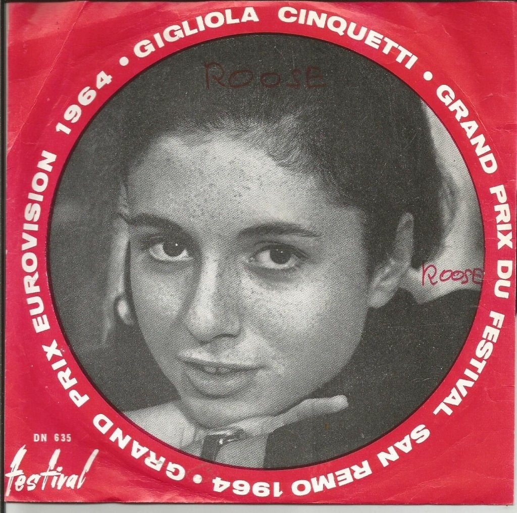 Gigliola Cinquetti - Non Ho L'Eta   - Eurovision '64 -, Gebruikt, 7 inch, Ophalen of Verzenden, Pop
