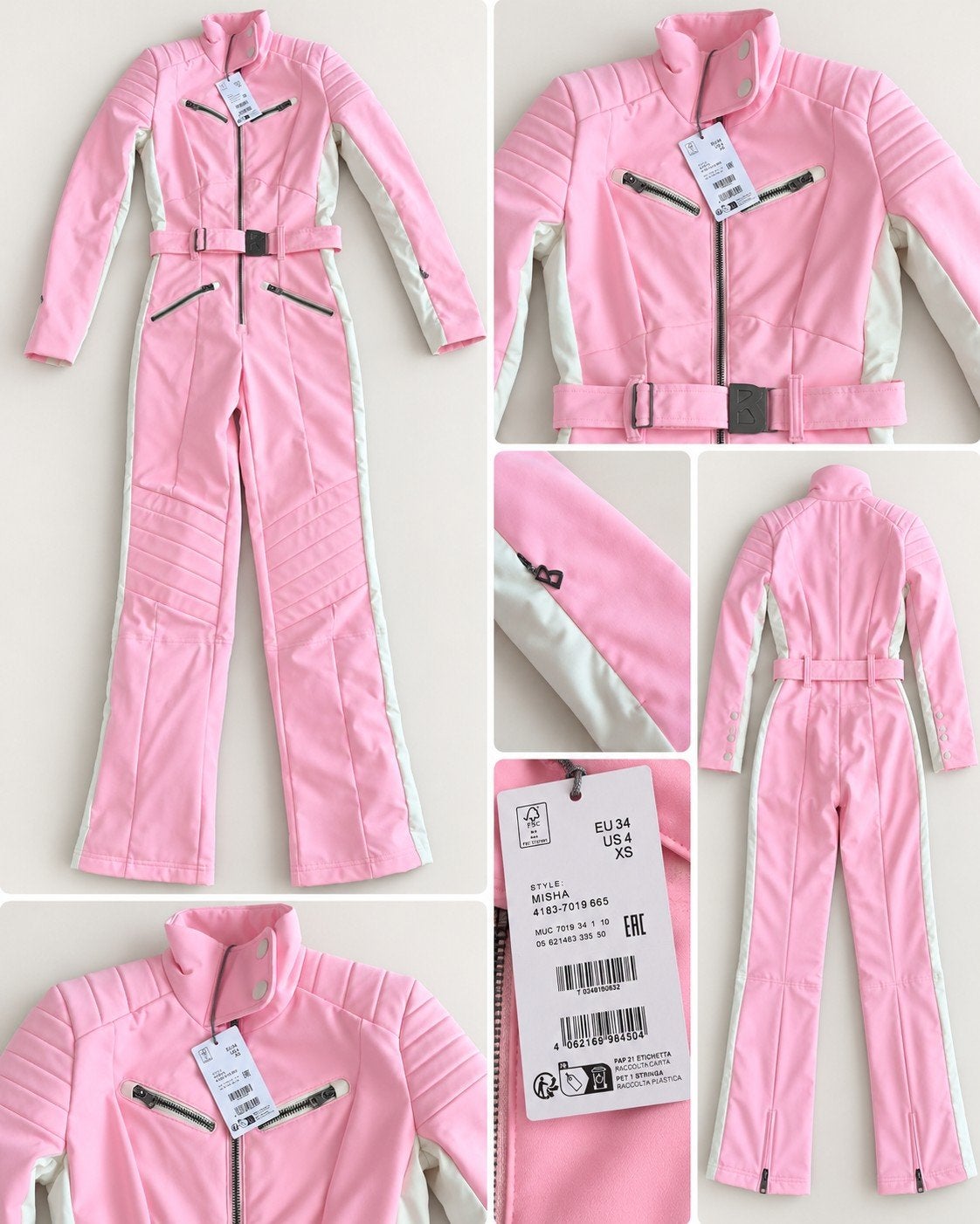 NIEUW BOGNER  ROZE/WIT  MAAT 34  skipak KAARTJES, Ophalen of Verzenden, Nieuw, Maat 34 (XS) of kleiner, Overige typen