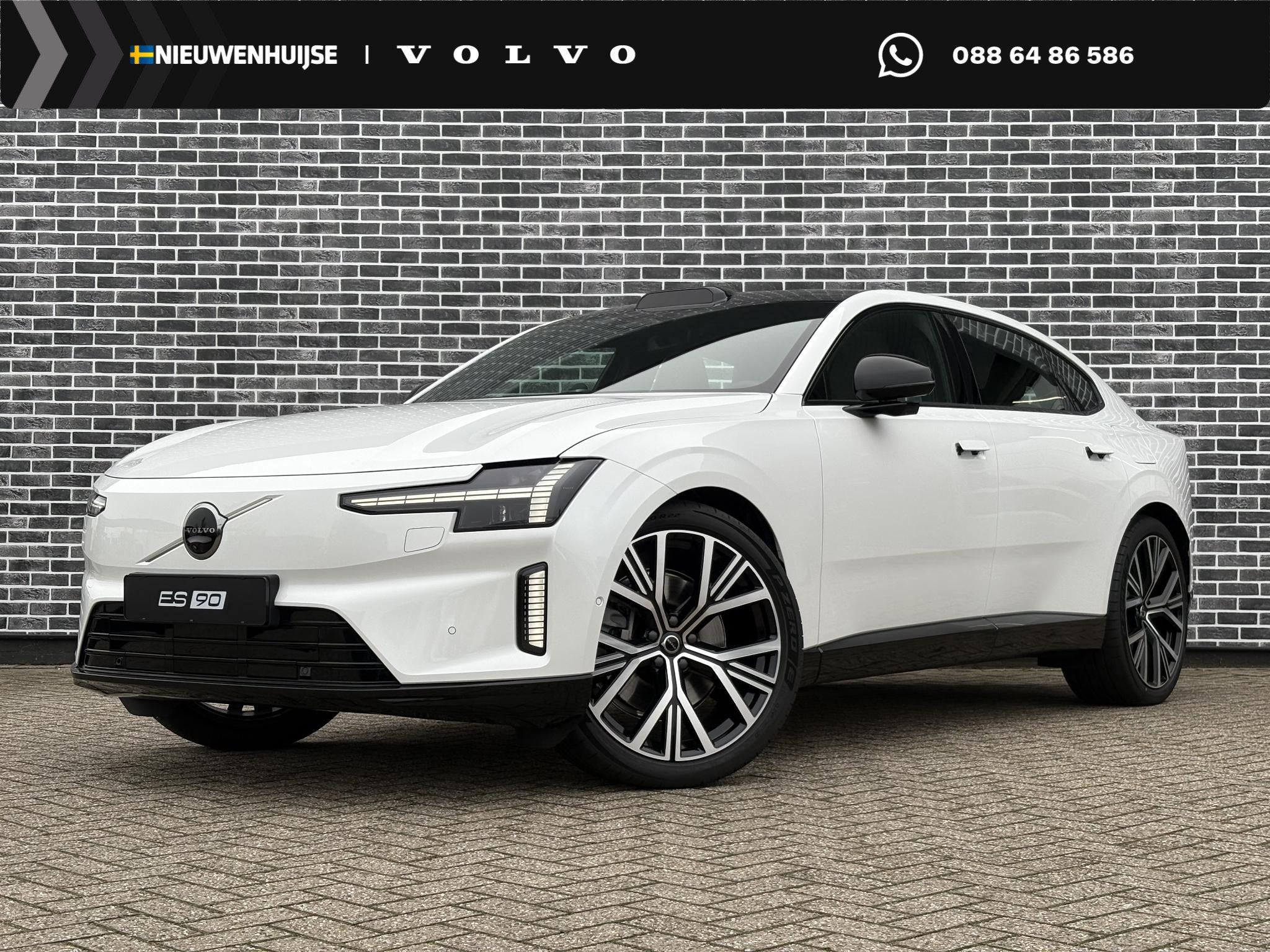 Volvo ES90 Single Motor Extended Range Ultra 92 kWh | 22" 5-, Automaat, 12 maanden, Achterwielaandrijving, Zwart