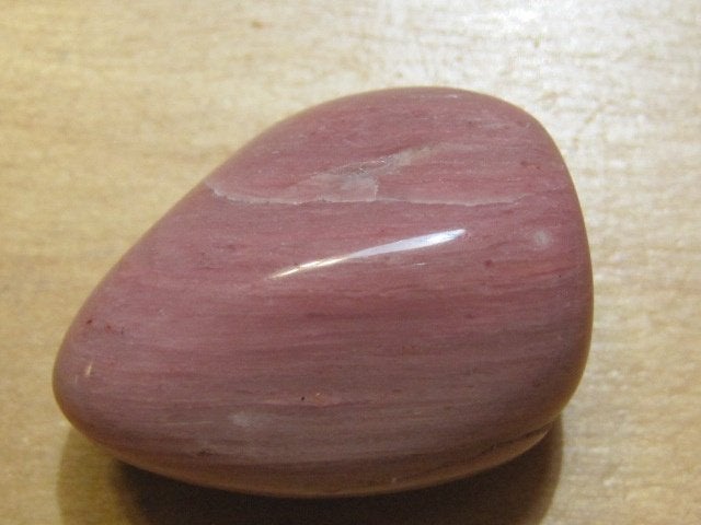 ed. 4x aparte edelsteen ROZE VERSTEEND HOUT (5), Verzenden, Nieuw