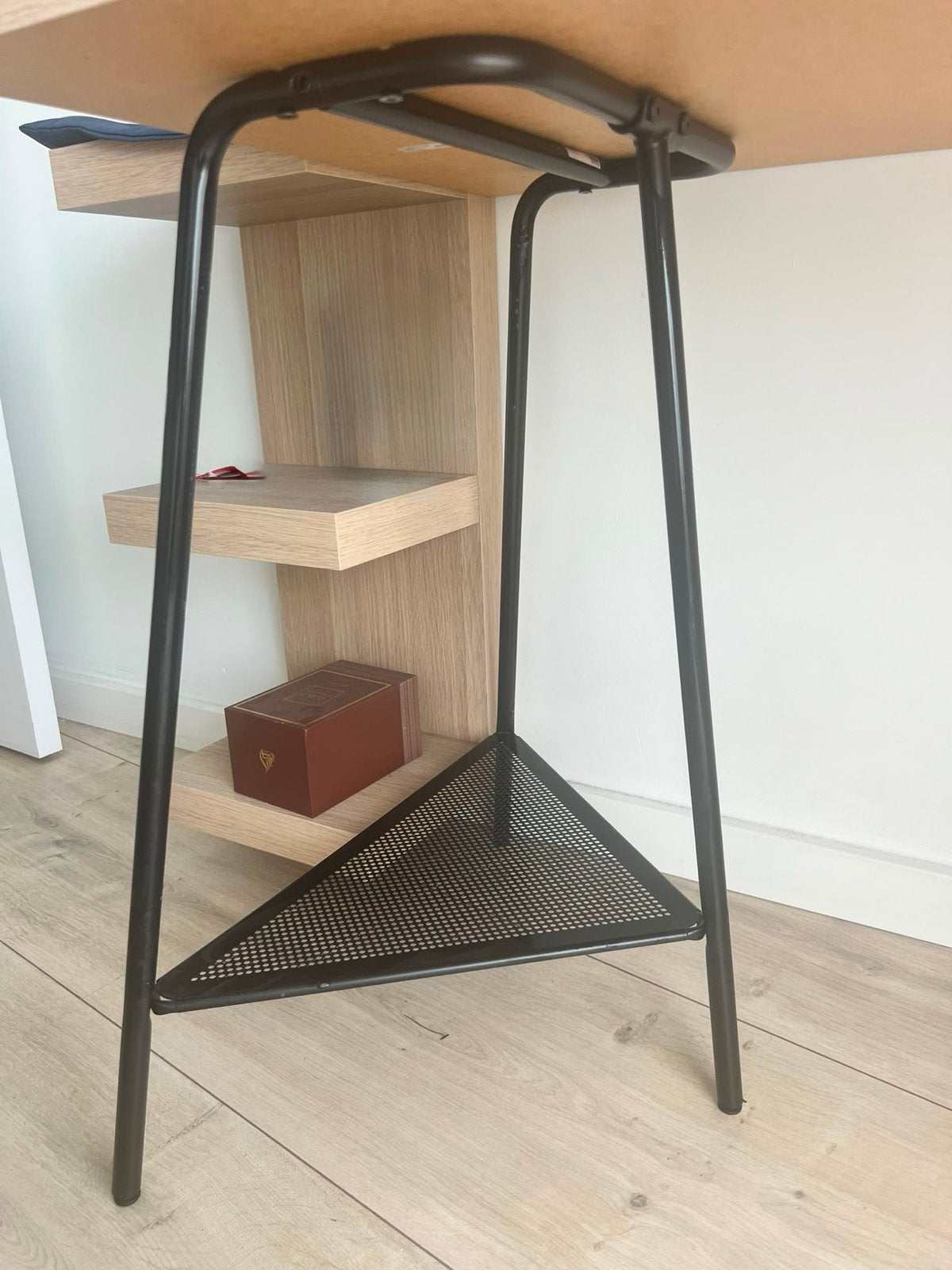 IKEA Bureau met ALEX ladeblok en LÅNGFJÄLL stoel, Ophalen, Gebruikt, IKEA, Computerbureau