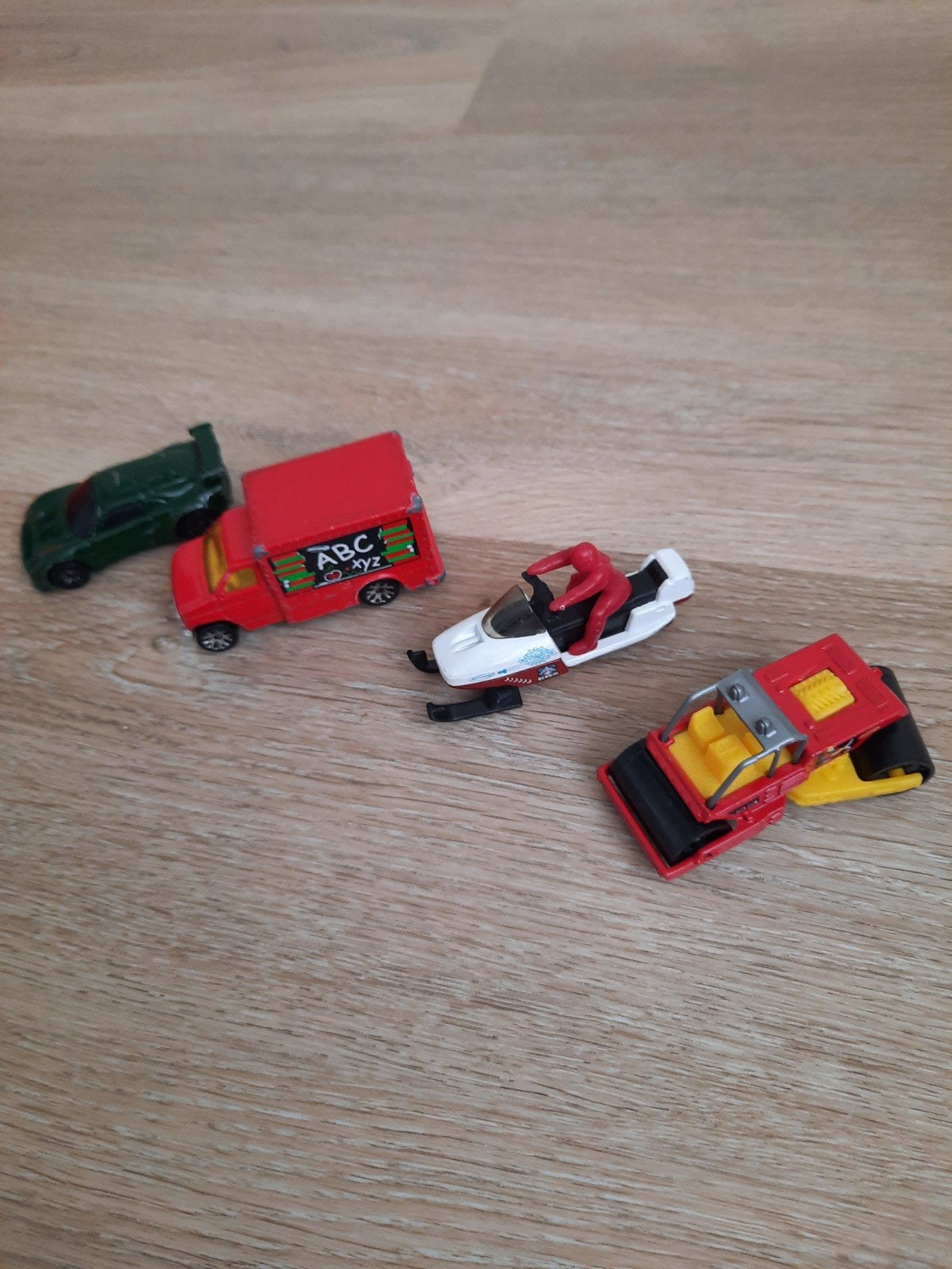 Mattel voertuigen, Ophalen, Gebruikt