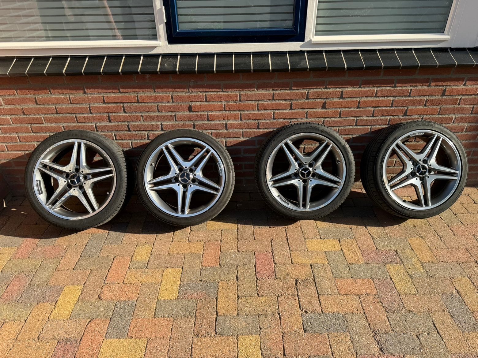 Mercedes AMG velgen origineel 18 inch, Auto-onderdelen, Ophalen, 18 inch, Banden en Velgen, Personenwagen