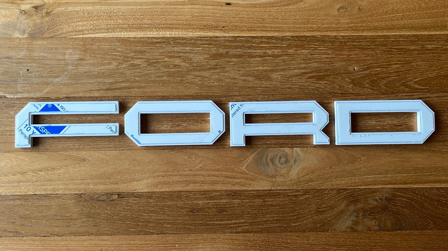 Ford custom Fiesta ST/MK2 - Focus ST 3D grill letters NIEUW, Ophalen of Verzenden, Nieuw, Ford