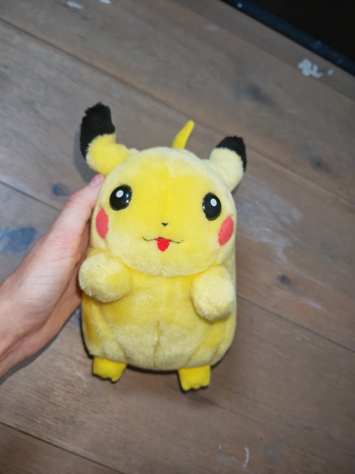 Vintage Pokémon Pikachu Knuffel (1999) – Hasbro / Nintendo, Ophalen of Verzenden, Zo goed als nieuw, Overige typen