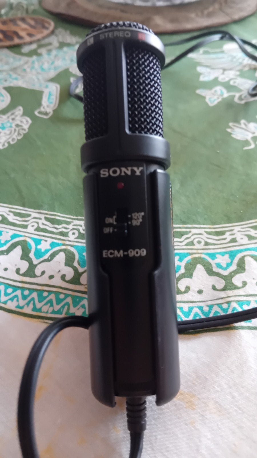 Sony ECM 909 stereo microfoon., Ophalen of Verzenden, Zo goed als nieuw, Overige typen