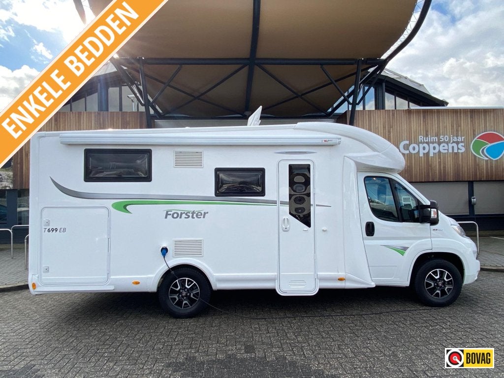 Forster T 699 EB 2019 130 PK ENKELE BEDDEN, Overige merken, Chemisch toilet, Standaard zit, Ringverwarming