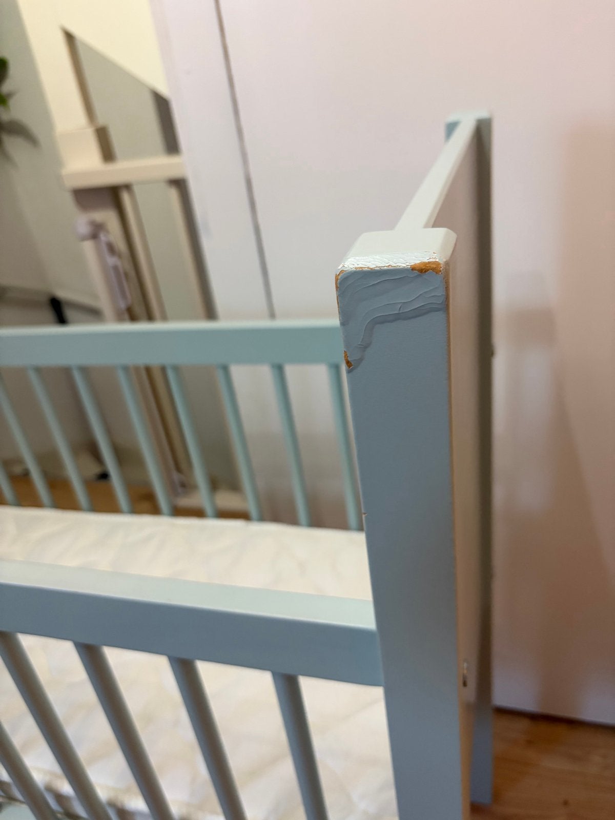 Babywiegje/Ledikantje met matras, Ophalen, Gebruikt, Wieg