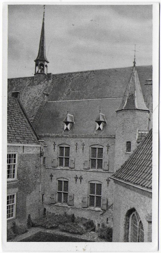 Delft Prinsenhof Oude Ansichtkaart ( B6404 ), Ophalen of Verzenden, 1960 tot 1980, Gelopen, Zuid-Holland