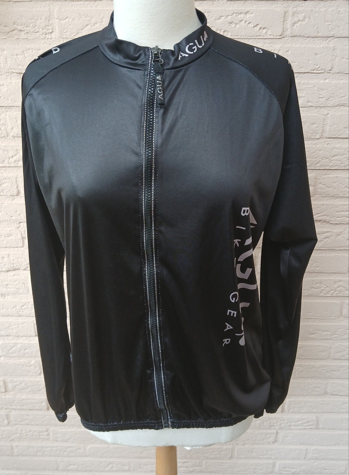 AGU Bike Gear wielren / sport / wind jas - Stiek - Maat M, Kleding | Heren, Maat 48/50 (M), Zwart, AGU, Ophalen of Verzenden