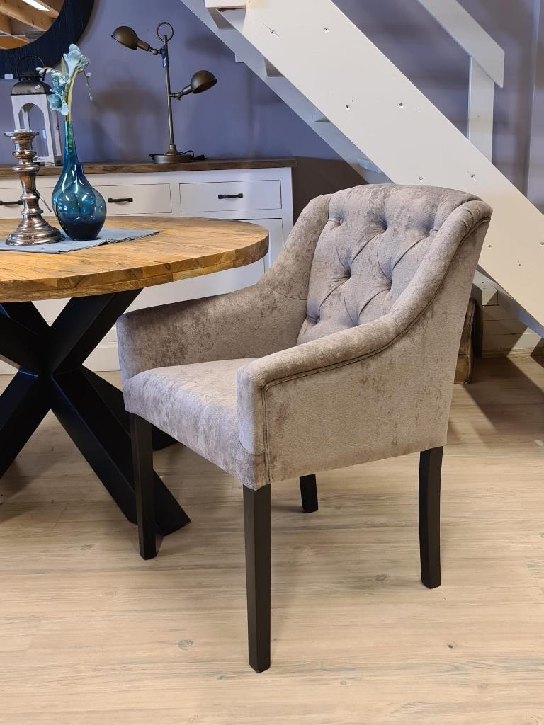 *ACTIE* Landelijke Eetkamerstoel Nikky Stel Zelf Samen (1), Overige kleuren, Ophalen of Verzenden, Stof, Vijf, Zes of meer stoelen
