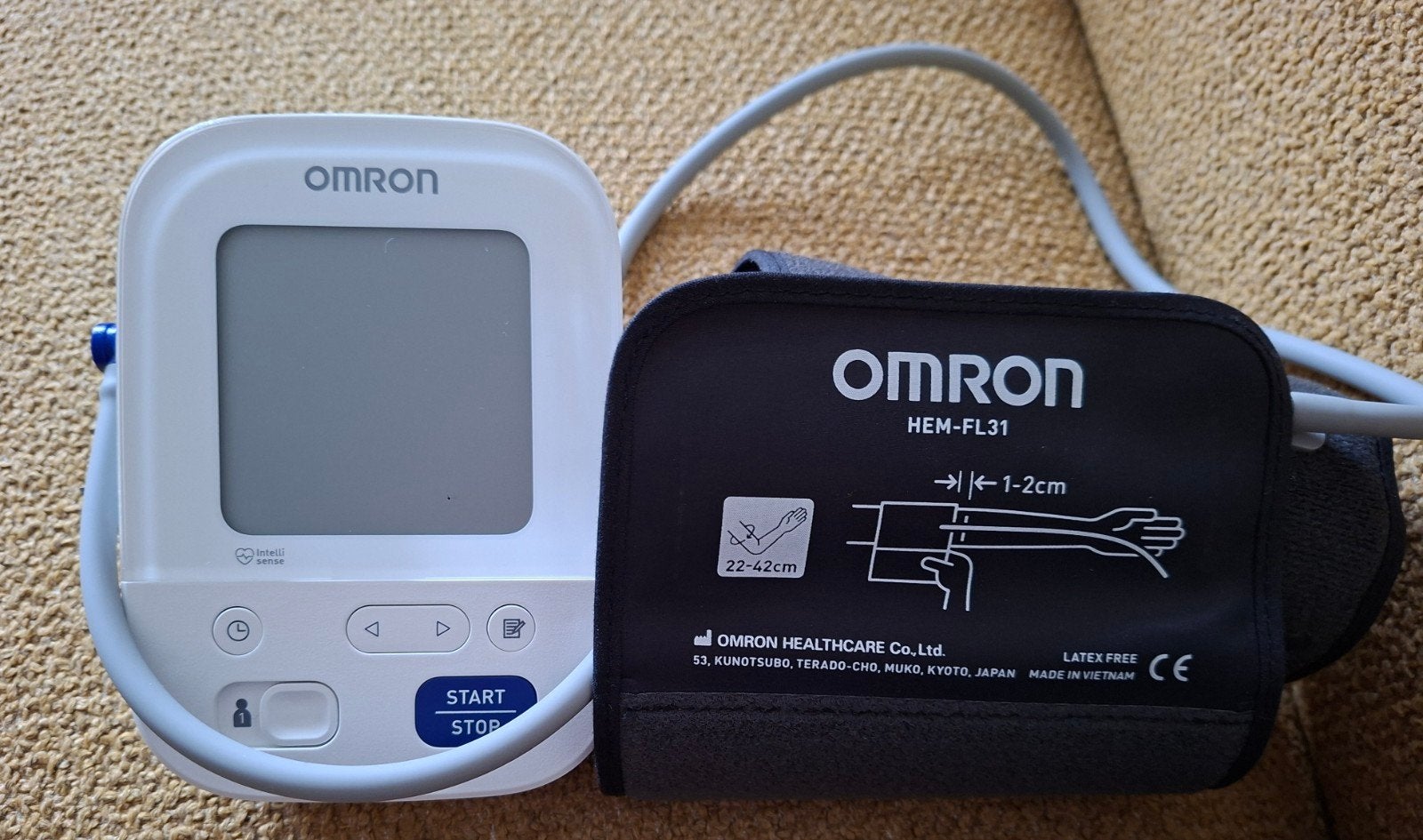 Bloeddrukmeter Omron, Ophalen