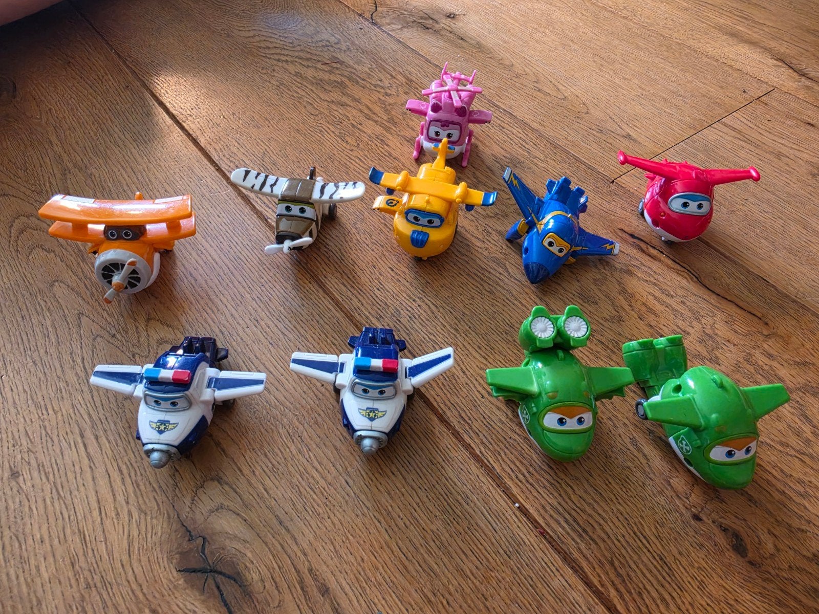 Super Wings speelgoedvliegtuigen collectie, Ophalen, Gebruikt
