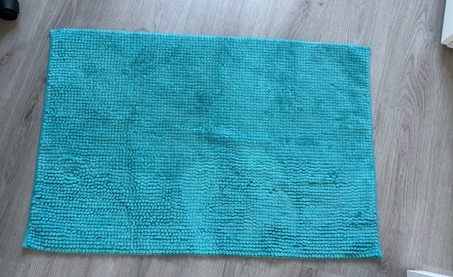 Badmatten set (3 stuks) - Grijs, Rood, Turquoise, Minder dan 50 cm, Gebruikt, 50 tot 100 cm, Ophalen of Verzenden