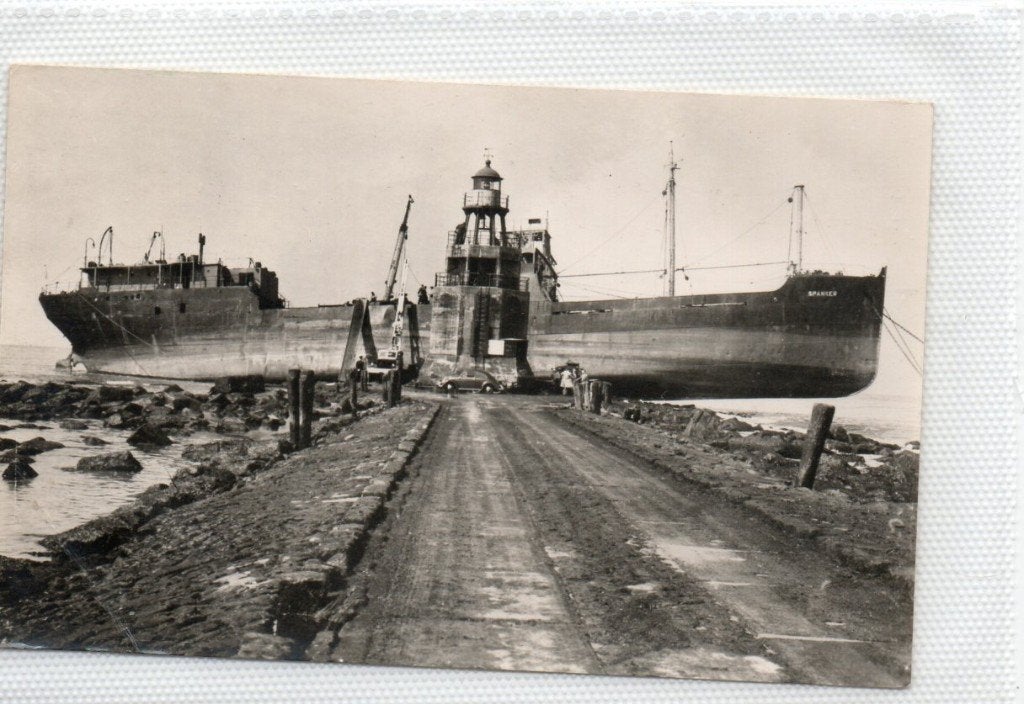 Hoek van Holland Scheepsramp ss SPRANKER 7-8 aug 1954, Verzenden, 1940 tot 1960, Gelopen, Zuid-Holland
