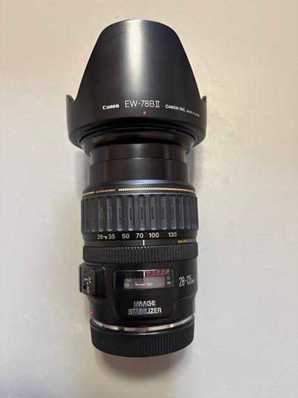 Canon zoomlens 28-135, Audio, Tv en Foto, Fotografie | Lenzen en Objectieven, Ophalen of Verzenden, Gebruikt, Telelens, Zoom