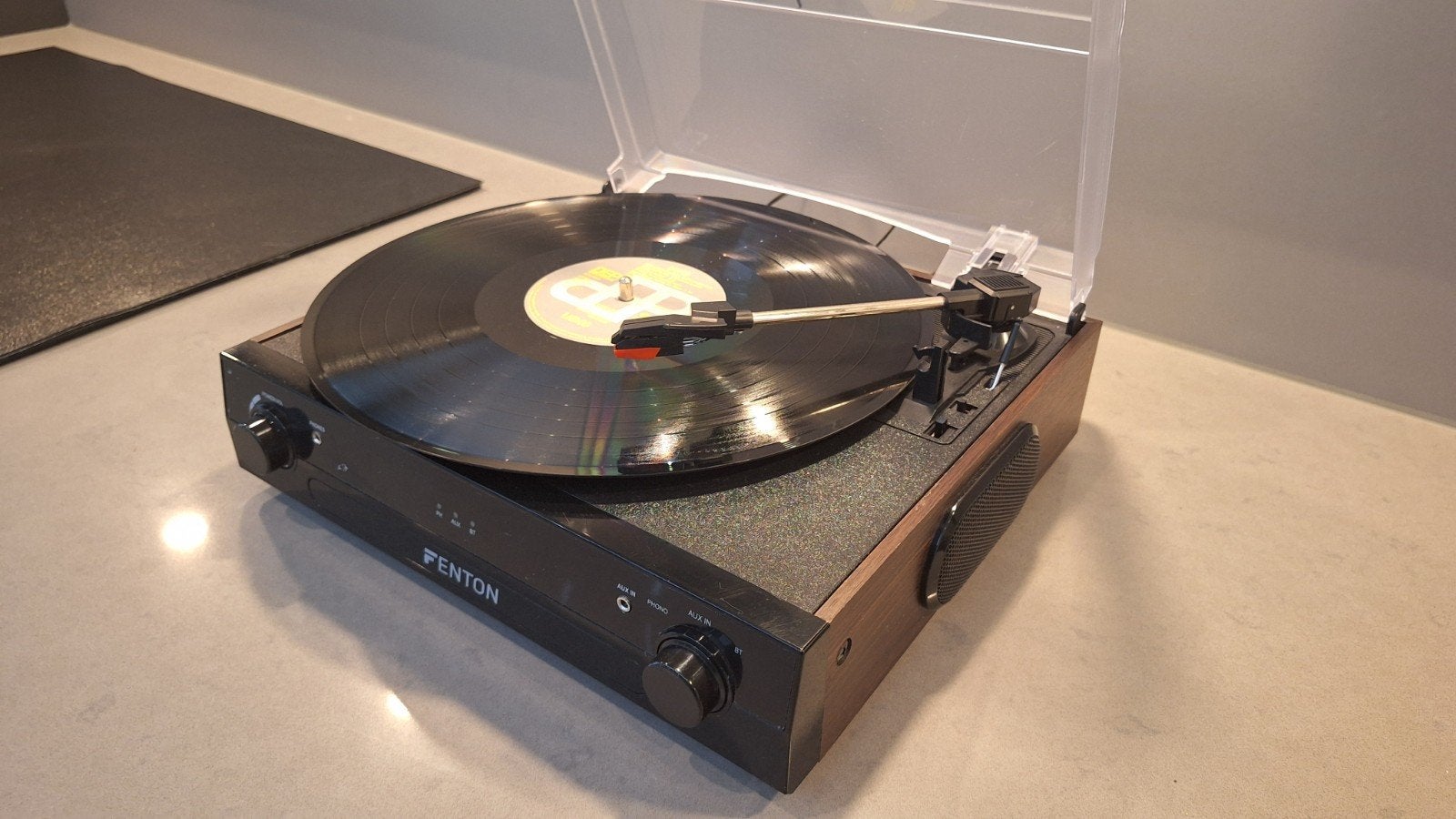 Fenton platenspeler met ingebouwde speakers, Gebruikt, USB-aansluiting, Platenspeler, Ophalen