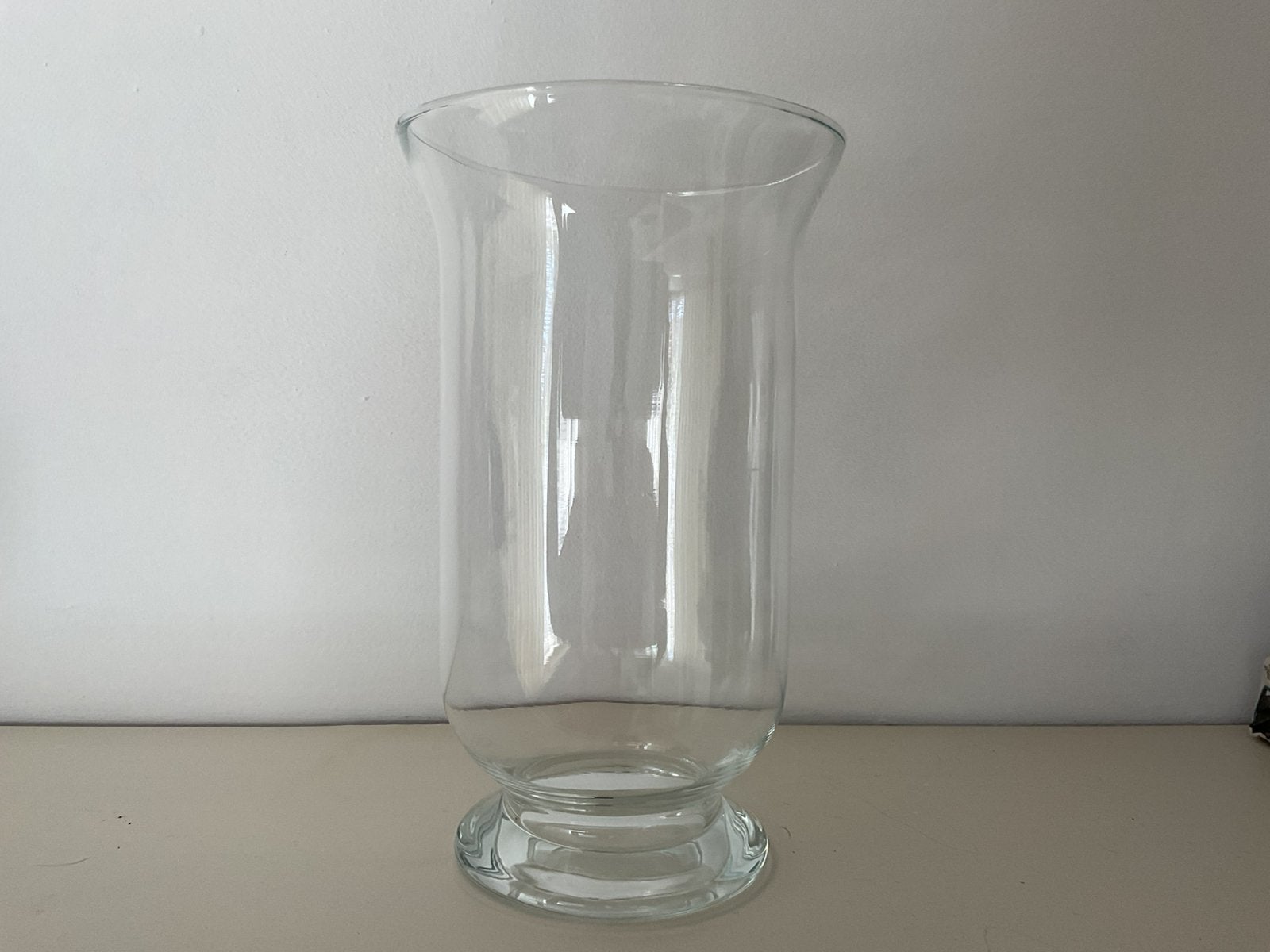 Vaas/ windlicht, Huis en Inrichting, Woonaccessoires | Vazen, Ophalen, Zo goed als nieuw, Glas