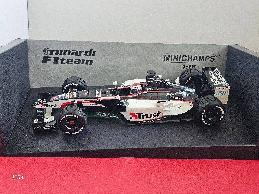 Minardi PS03, Jos Verstappen # 19, Minichamps., Ophalen of Verzenden, Zo goed als nieuw, Formule 1