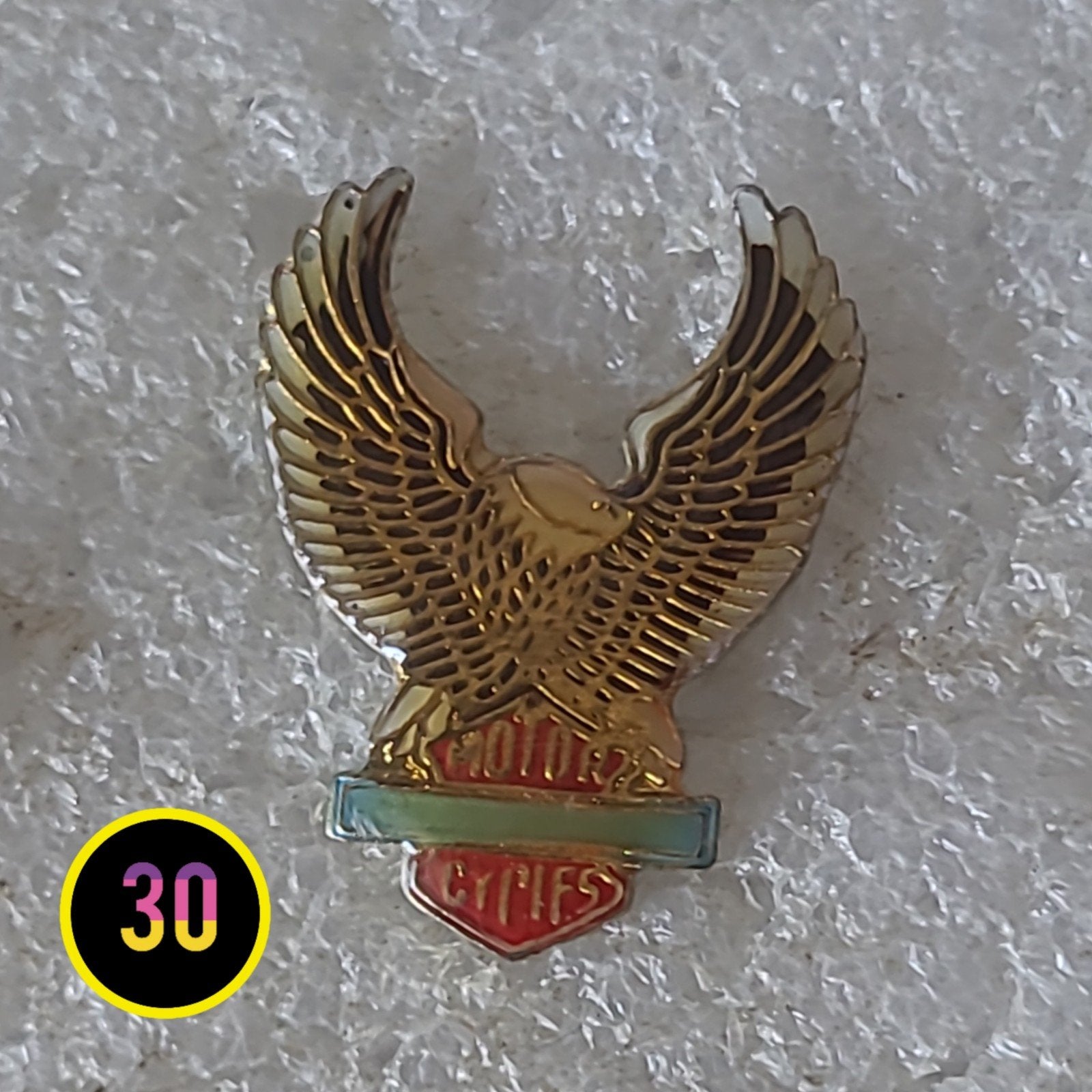 Harley-Davidson Adelaar Pin - Vintage Motorfiets Speldje, Verzenden, Gebruikt, Merk, Speldje of Pin