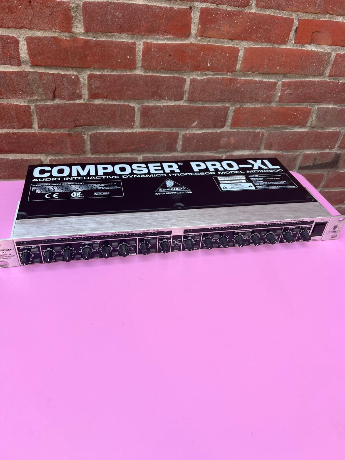 Behringer Composer MDX2600, Muziek en Instrumenten, Effecten, Verzenden, Zo goed als nieuw, Compressor