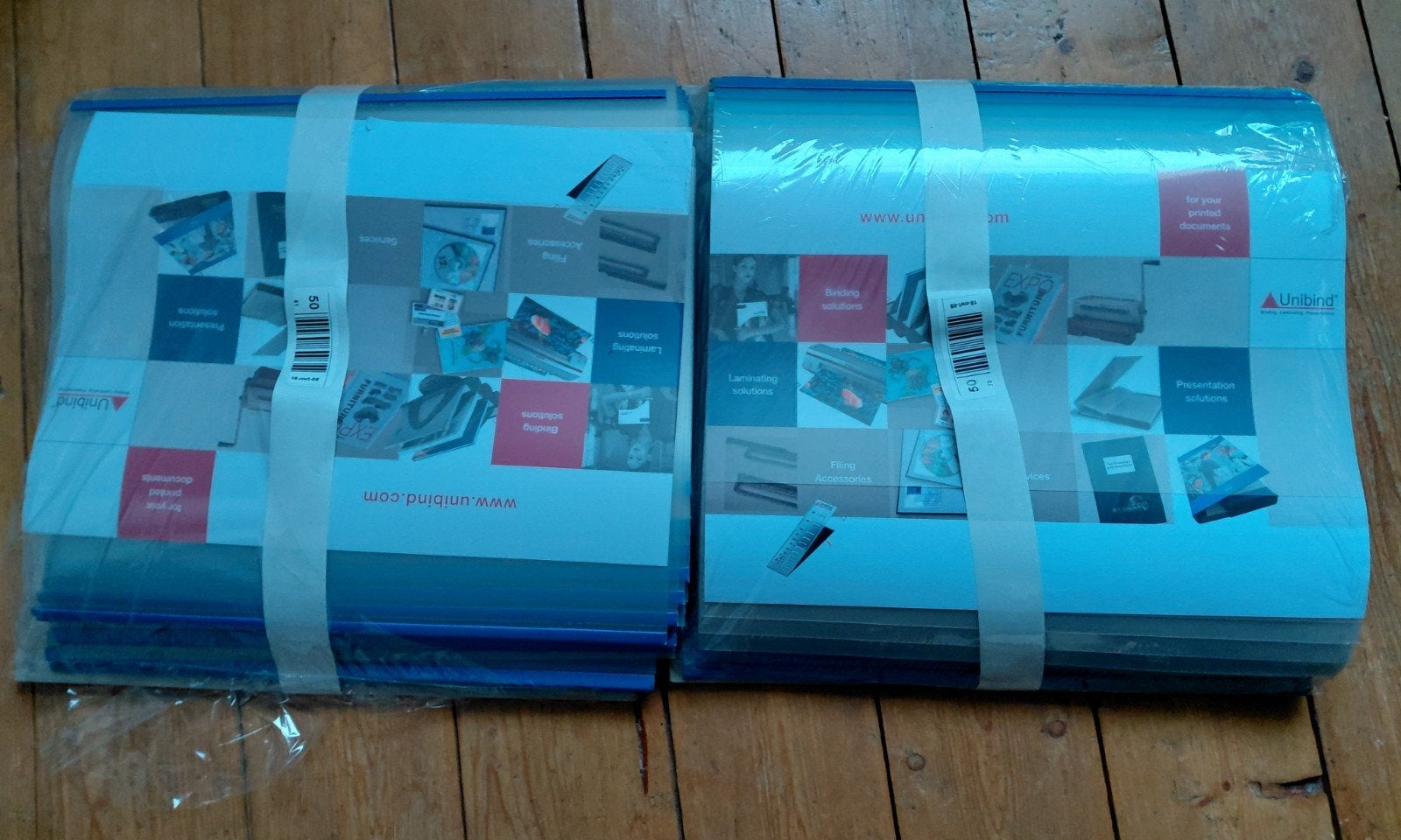 Unibind 2 pakken van 100 Thermische inbindkaft (binding fold, Ophalen, Nieuw