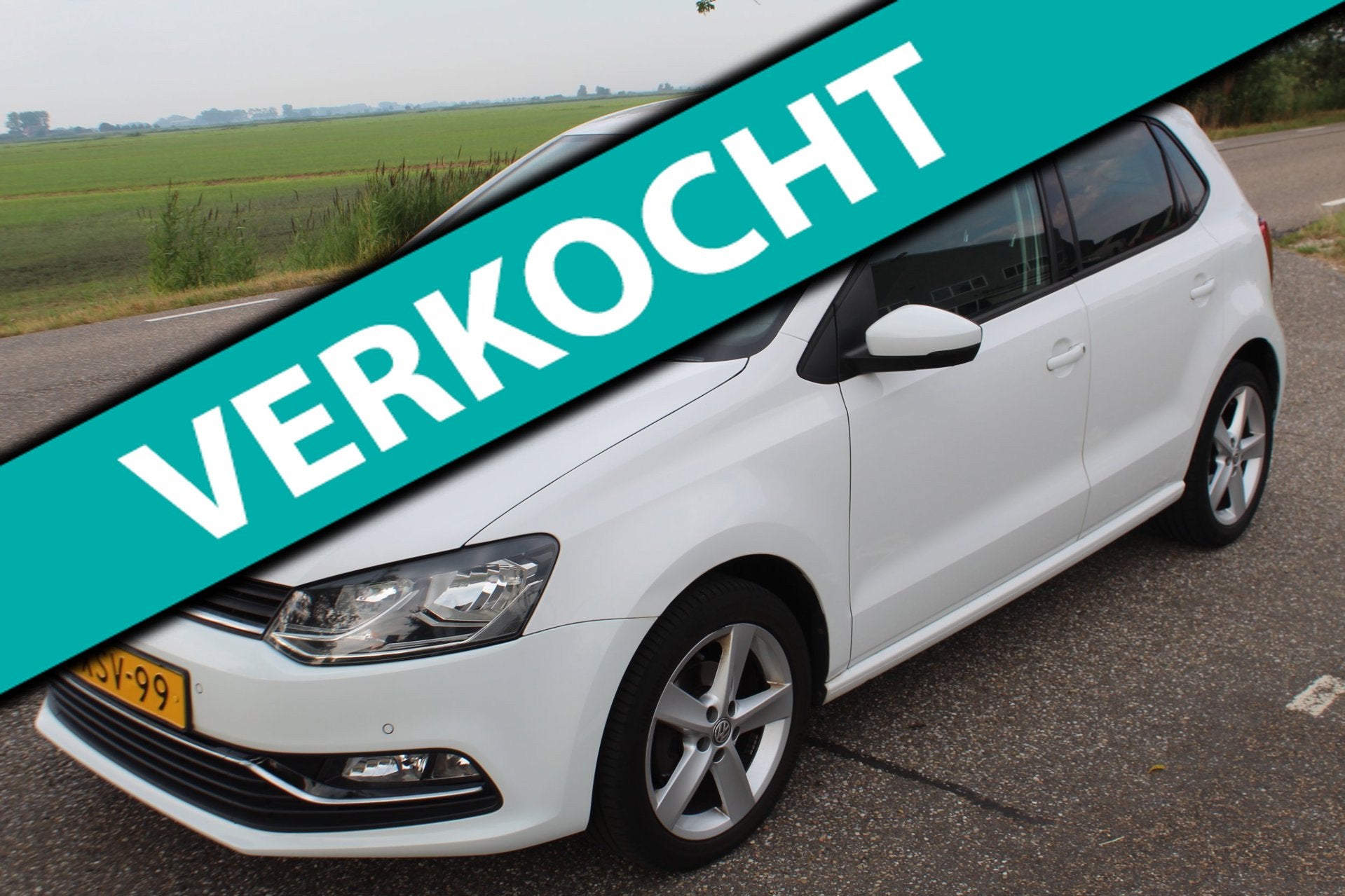 Volkswagen Polo 1.2 TSI Highline // cruise / trekhaak / klim, Auto's, Volkswagen, Stof, 4 cilinders, Wit, Origineel Nederlands