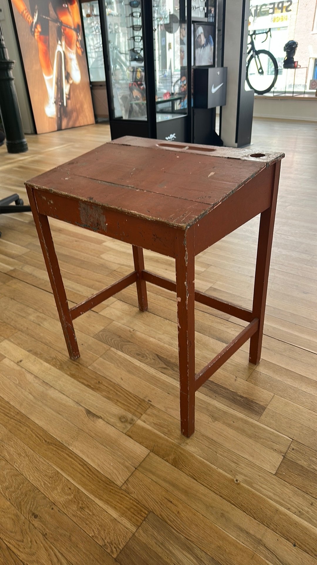 Vintage houten schoolbankje - Authentiek en charmant, Ophalen of Verzenden
