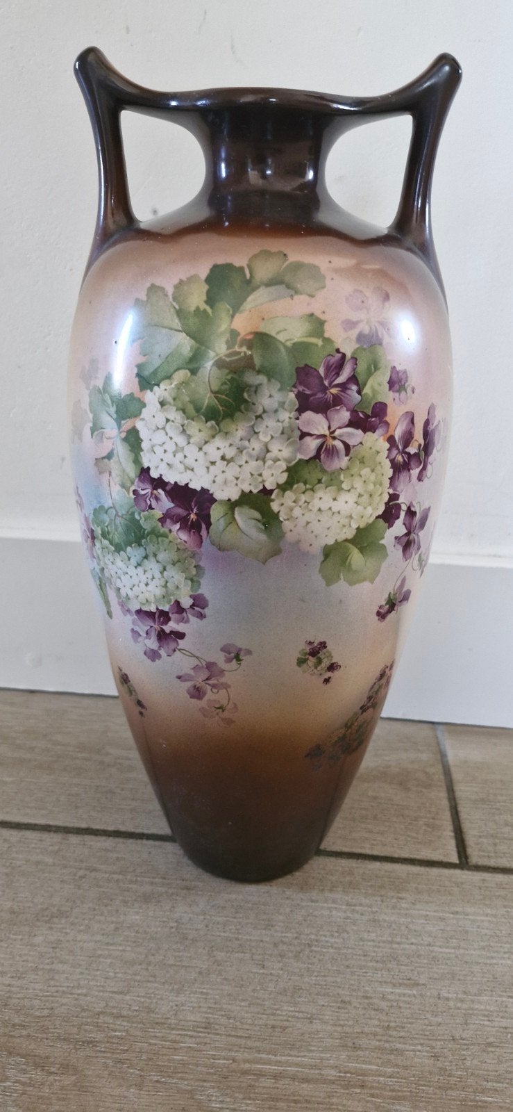 Antieke Art Nouveau vaas - Société Céramique Maastricht, Ophalen