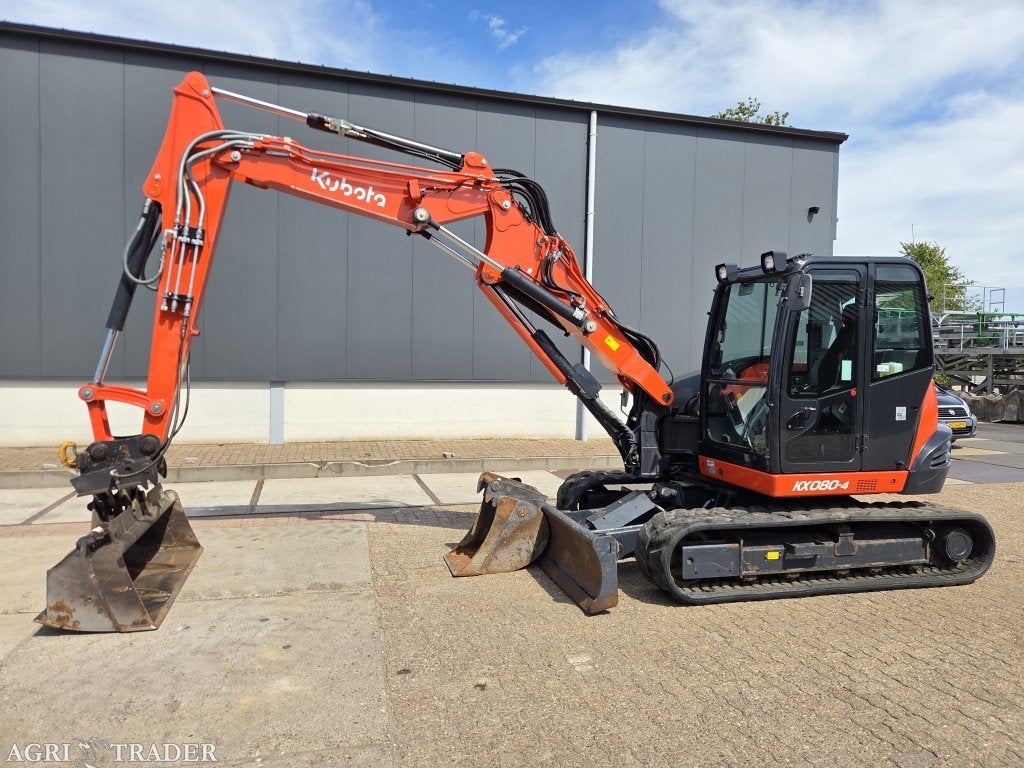 Kubota  KX080-4, Zakelijke goederen, Machines en Bouw | Kranen en Graafmachines, -, Niet opgegeven, Ophalen of Verzenden, Niet opgegeven