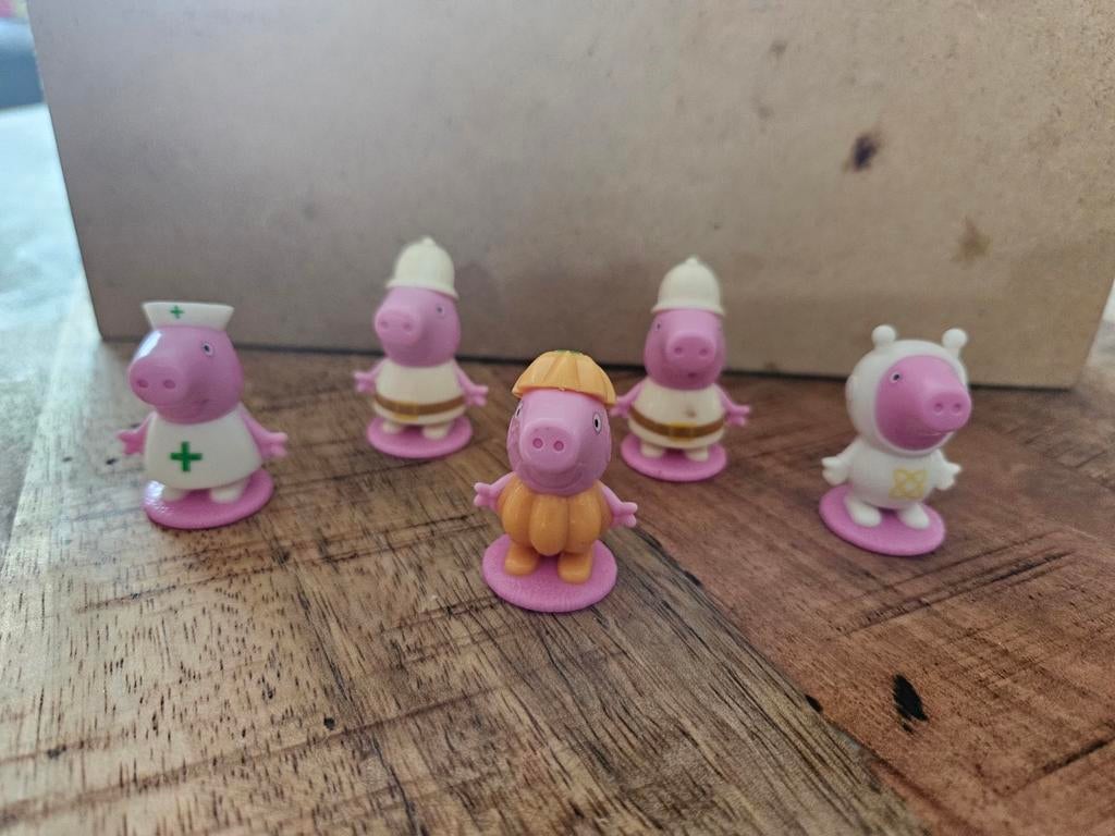 Peppa Pig Poppetjes - Set van 5 Figuren, Ophalen of Verzenden, Zo goed als nieuw
