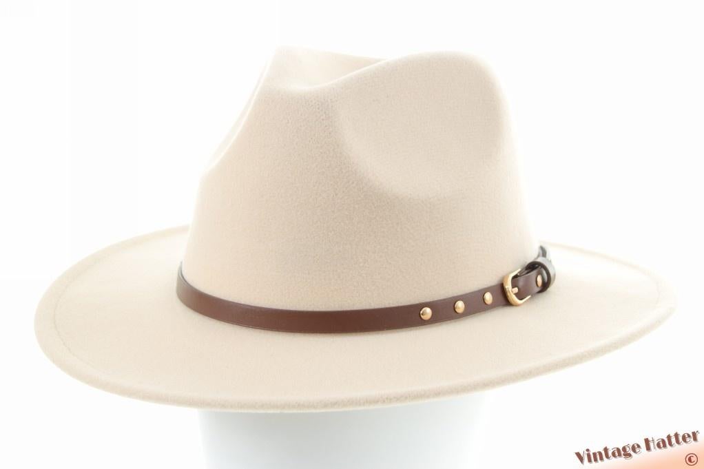 gleufhoed Outdoor western hoed creme 57-58 nieuw, Ophalen of Verzenden, Nieuw, 58 of 59 cm (L, 7¼ of ⅜ inch), Hoed
