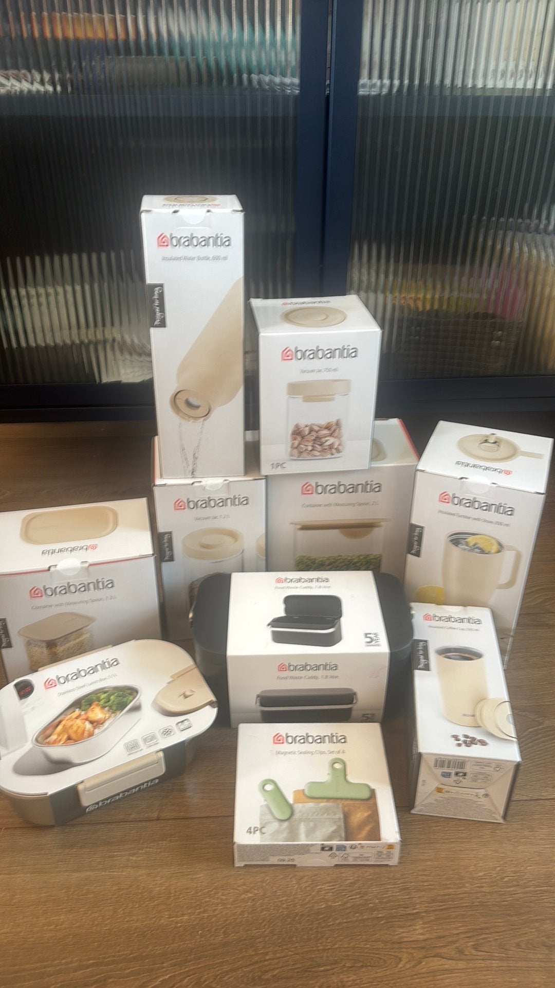 Brabantia Voorraadpotten en Lunchboxen - Nieuw in Doos, Huis en Inrichting, Kunststof, Nieuw, Ophalen of Verzenden, Voorraadpot