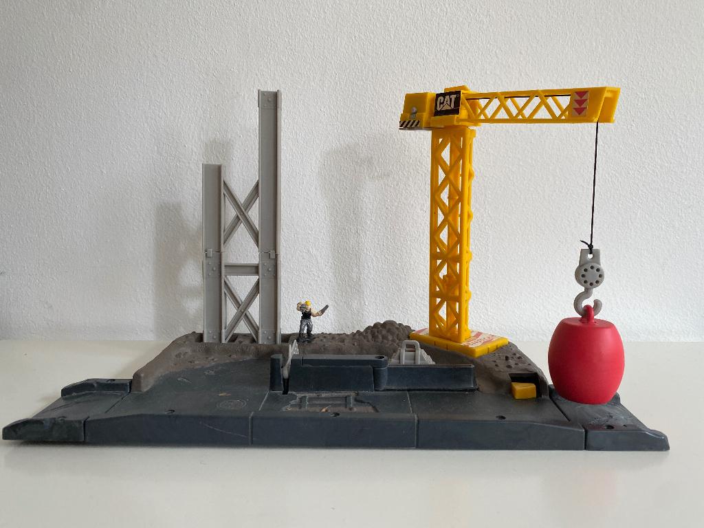 Matchbox bouwplaats, Ophalen, Gebruikt