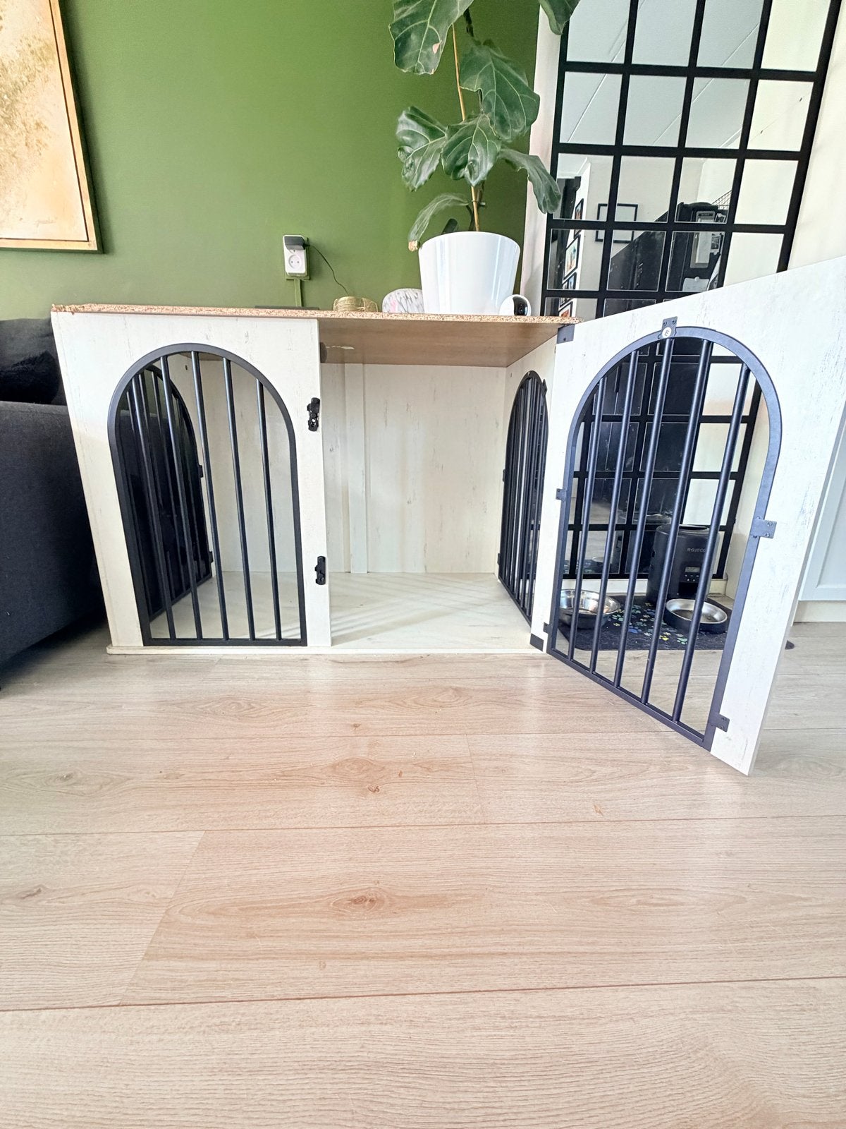 Honden meubel bench 109x65x75,5 cm, Ophalen, Gebruikt
