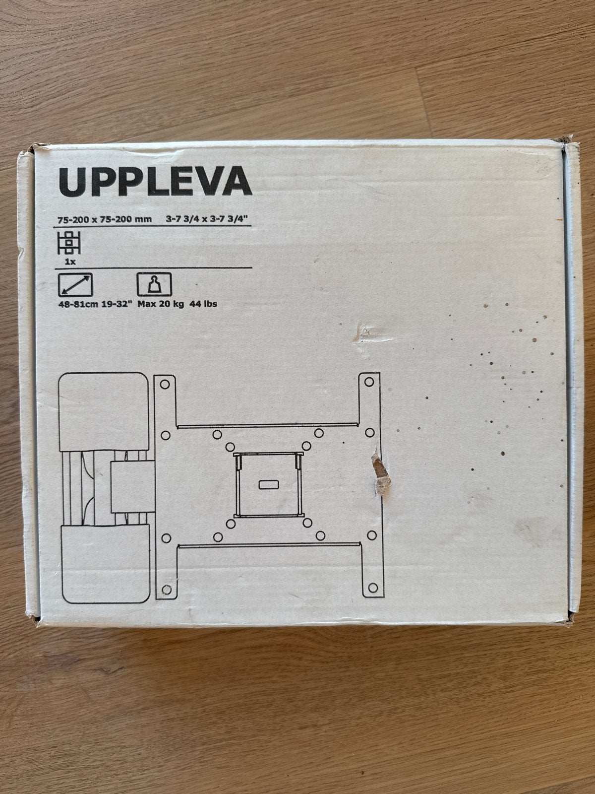 IKEA UPPLEVA TV-beugel 19-32 inch, nieuw in doos, Ophalen, Nieuw