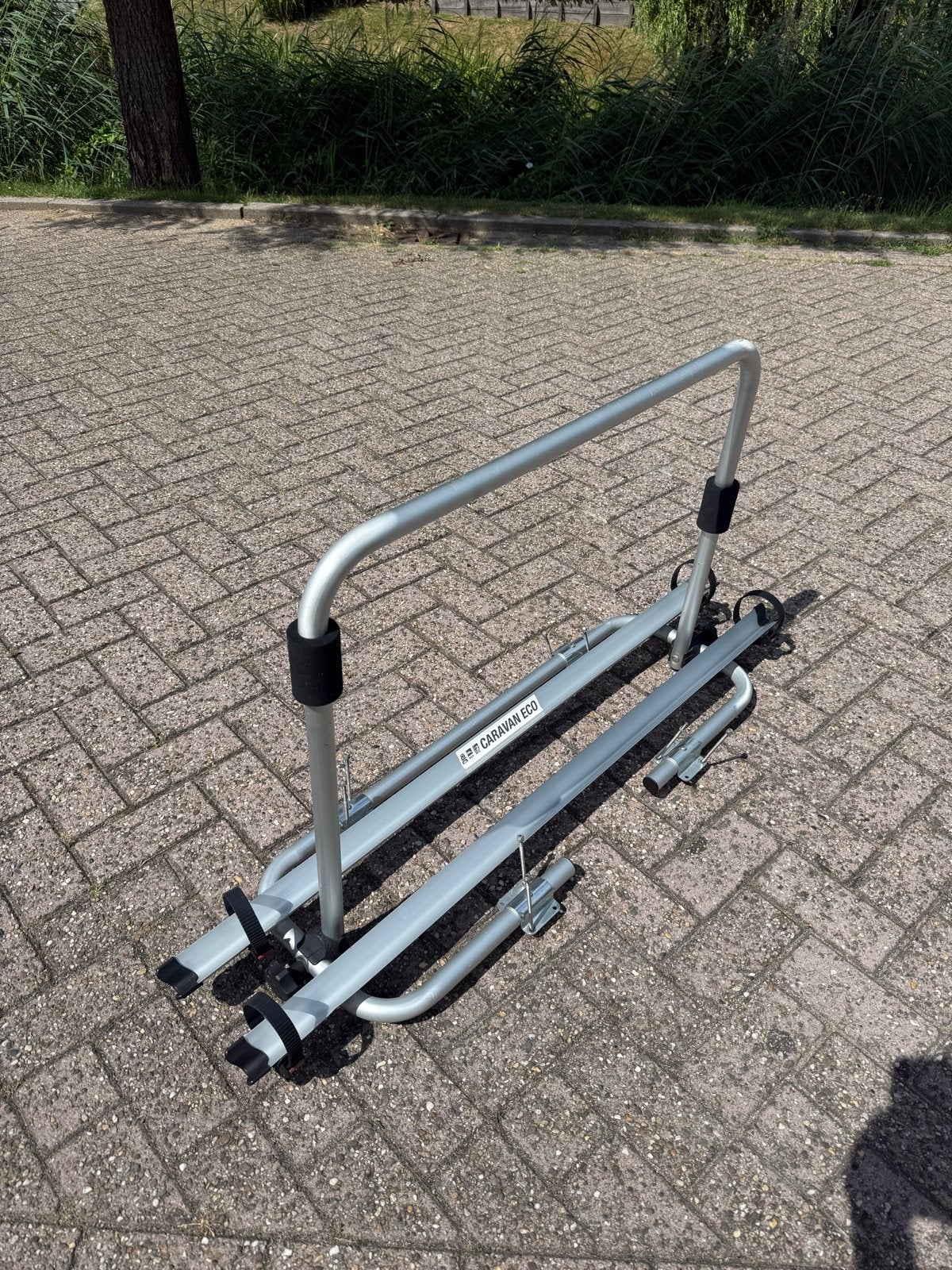 Fietsendrager voor op de dissel van caravan - Caravan Eco, Auto diversen, Fietsendragers, Ophalen of Verzenden, 2 fietsen, Gebruikt