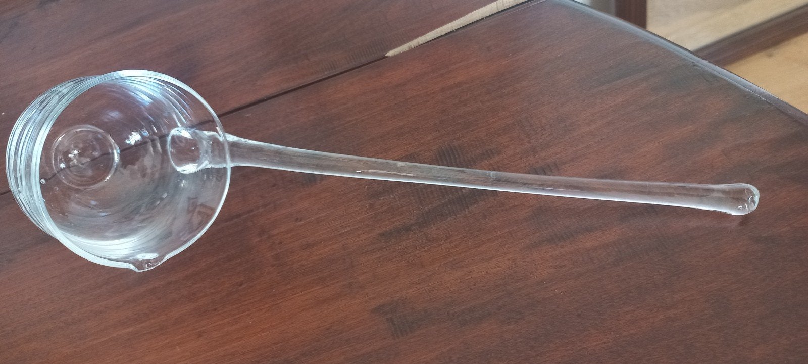 Glazen Glas Bowl Lepel, Ophalen of Verzenden