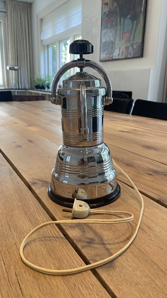 Vintage perculator JEMA, Ophalen, Gebruikt, Koffiemachine, Gemalen koffie