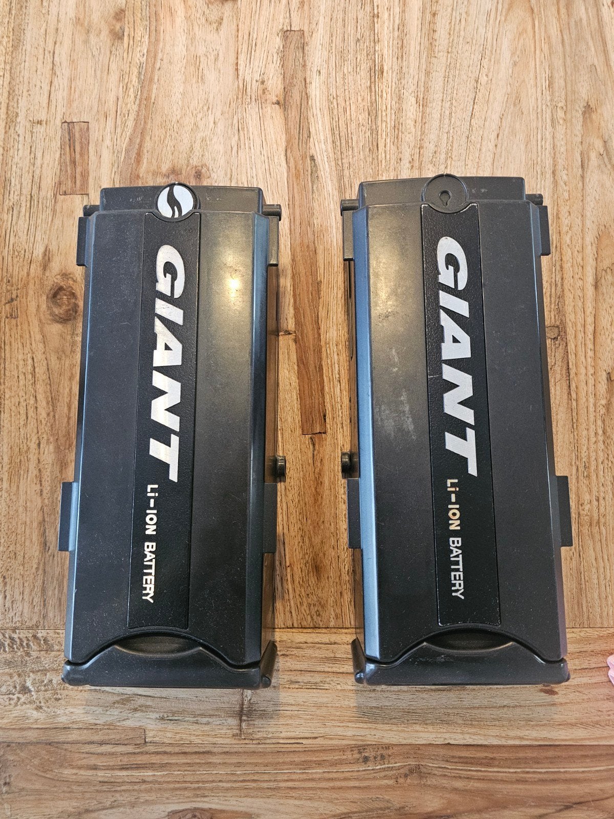 Giant Li-Ion E-bike accu's 36V met lader (2 stuks), Ophalen of Verzenden, Zo goed als nieuw