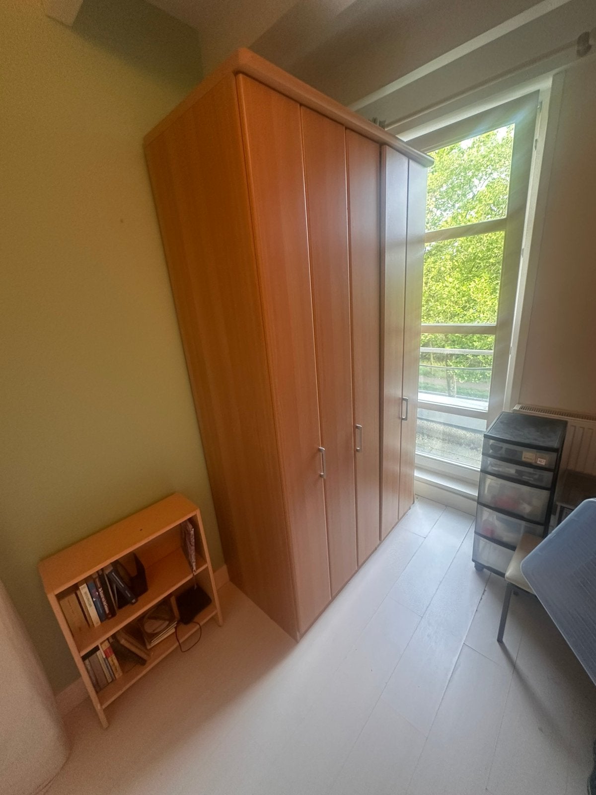Kledingkast, Huis en Inrichting, Kasten | Kledingkasten, Ophalen, Gebruikt, 50 tot 75 cm, 150 tot 200 cm
