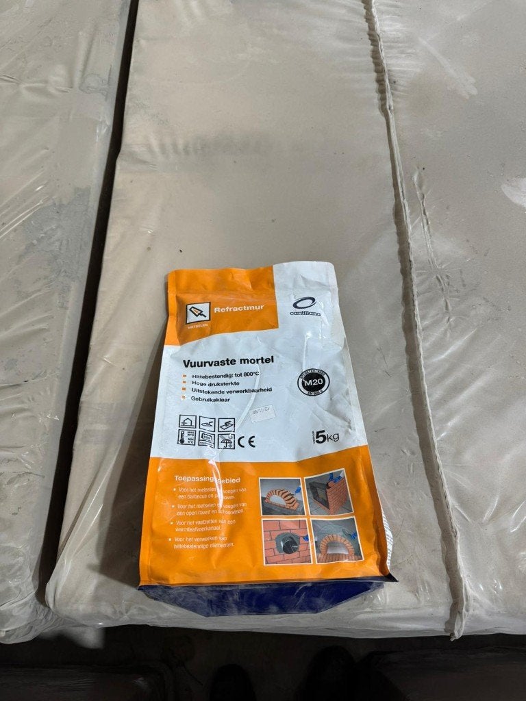 Cantillana Refractimur Vuurvaste mortel 5kg, Doe-het-zelf en Verbouw, Ophalen of Verzenden, Nieuw, Overige typen