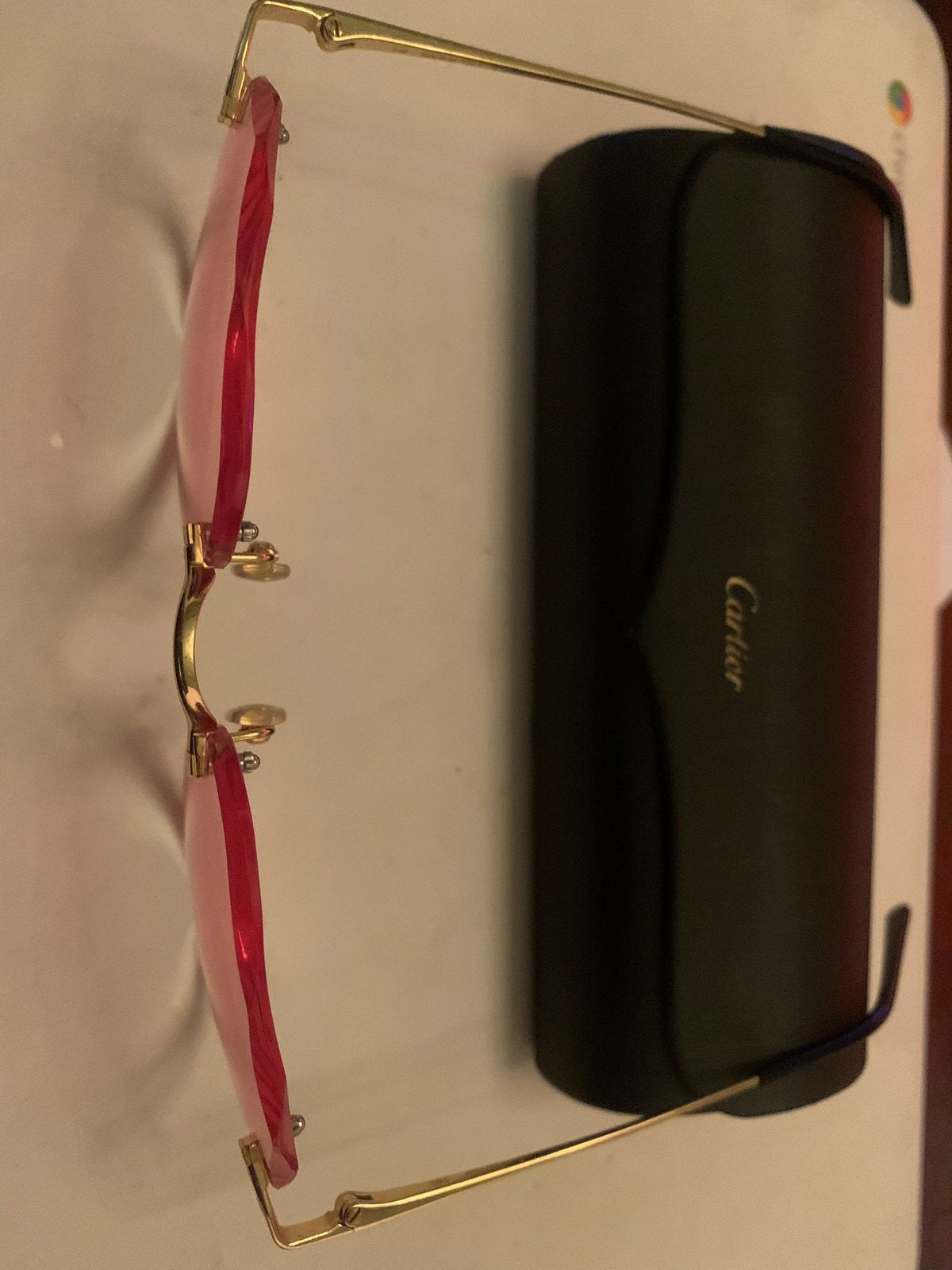 Cartier bril panther 2024, Ophalen of Verzenden, Zo goed als nieuw, Bril, Overige merken